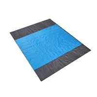 Meidexian888 Foldable Pocket Beach Mat,Sand Free Beach Mat Outdoor Portable Waterproof Picnic Blanket Rug Sandless Mattress Pad (B)