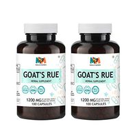 Goat's Rue Capsules, 1200 MG per Serving, Organic Goat's Rue Herb (Galega officinalis) (2x100 Capsules)