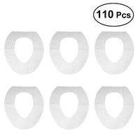 SUPVOX 110pcs Paper Toilet seat Covers Disposable Toilet seat Cover