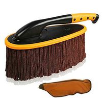 Pure Cotton Wax Tow Dust Mites Multi-Function Cleaning Wax 掸, Brown, 1 Piece