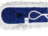 36" Industrial Strength Washable Cotton Dust Mop Refill/Replacement Head, Industrial, Home and Commercial Use, Standard Size Mop Frame (36*6 inch), Dry to Attract Dirt, Cleans Hardwood, Garage Care.