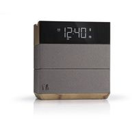 Soundfreaq Sound Rise Wood + Taupe (SFQ-08WT) Wireless Bluetooth Speaker + Alarm Clock with FM Radio and USB Charger