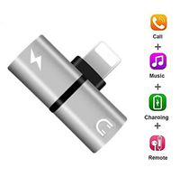 4 in 1 Adapter for Apple iPhone Dongle Xs/Xs Max/XR/8/8 Plus/7/7 Plus Headphone Splitter Audio Earphone AUX Charger Compatible for[Music+Charging+Call+Wire Control] Connector Support iOS 15 or Later