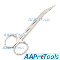 AAProTools Iris Scissors 4.5" Angled Sharp Sharp Points