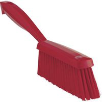 Vikan 45874 Bench Brush, Polypropylene, Polyester Soft Bristle, 14", Red