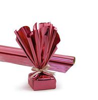 Mylar Gift Wrap Roll, 24 Inches X 25 Feet, Metallic Pale Pink Pkg/1