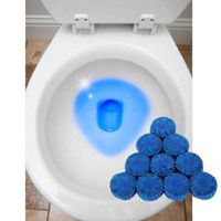 VH Toilet Cleaner - 10 Pack Automatic Toilet Bowl Cleaner Tablets Clean Scent Tank Flush Blocks Blue
