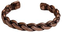 Pure Copper Braided Magnetic Golf Bracelet for Recovery & Injury Relief
