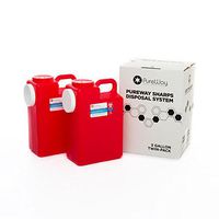 Pureway Sharps 3 Gallon Two-Pack Disposal System 40023