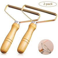 AOFITEE 2 Pack Portable Lint Removers, Reusable Double-Sided Fabric Shaver Removers, Multifunctional Manual Fuzz Shaver Lint Roller for Removing Lint Dust Pet Hair in Clothes and Furniture