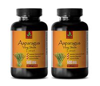 Heart Health Supplements - Asparagus Young Shoots Extract 600 MG - Pure and Potent Ingredients - antioxidant Supplement for Skin - 2 Bottles 200 Capsules