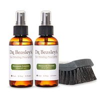Dr. Beasley's Microsuede Cleanser + Protection Kit- Suitable for Ultrasuede, Faux Suede, Alcantara, Removes Tough Stains, Repels Liquids, Works On Couches, Chairs, Purses, Shoes (Brush Included)