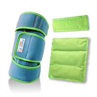 Knee Ice Pack Wrap - Premium Cold/Hot Gel 360 Degree Compression Brace - Flexible Wrap for Treatment of Front, Side and Back of Knee for Pain Relief, Surgery, ACL, Injuries, Inflammation, Meniscus