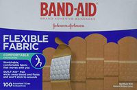 Band Aid Flexible Fabric Adhesive Bandages Assorted - 100ct, Pack of 2