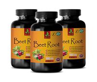 Brain Vitamins Memory Focus - Beet Root 1000MG - Healthy Cardiovascular Function - Beets for Energy - 3 Bottles 360 Capsules