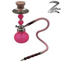 Zebra Smoke Series: 11" 1 Hose Pumpkin Echo (X1) Hookah Complete Set Complete Set (Pink)