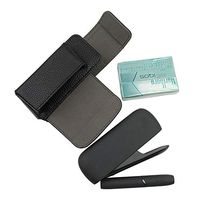 IQOS3.0 case, Leather case, Travel-Keychain - Easy to Carry - Black/for: IQOS3.0