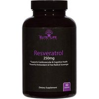 Pure Resveratrol 250mg - Trans-Resveratrol - Super Antioxidant For Men And Women - Supports Heart, Brain, And Immune System Health - Natural, Raw, And Premium Anti-Aging Supplement - 60 Vegan Capsules