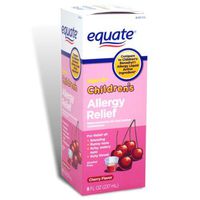 Equate Children's Allergy Relief, Oral Solution, Cherry Flavor, 8 oz