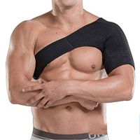 HZYWL Shoulder Brace,Rotator Cuff Compression Support,Left, Right Arm Injury Prevention Stabilizer Sleeve Wrap,for Dislocated AC Joint,Right,S