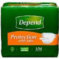 Depend Fitted Maximum Protection Briefs-Style Small / Medium Size 33" - 41" - Case of 60