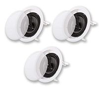 Acoustic Audio CS-IC83 in Ceiling 8" Home Theater 3 Speaker Set 3 Way 1050 Watt CS-IC83-3S
