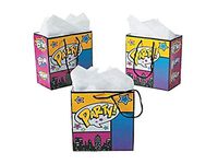Small Superhero Girl Gift Bags (24 Pack)