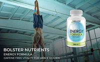 Bolster Nutrients Energy Formula | Caffeine Free Vitality for Men and Women | Dietary Supplement - Gluten Free - Non GMO | Increases Energy, Mood & Endurance (60)
