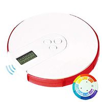 EFGS Automatic Pill Dispenser Weekly Pill Timer Alarm with Led Light Portable Seven Day Pill Organizer Seal Waterproof,Red