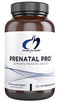 Designs for Health Prenatal Pro - Pregnancy, Lactation + Postnatal Formula with Methylfolate + TRAACS Minerals (120 Capsules / 30 Servings)