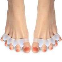 DYKOOK 6 Pcs Toe Separators Gel Toe Stretcher Comfortably Separate Five Overlapping Toes Prevent Bunions, Hammer Toes,