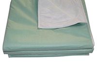 Waterproof Underpads, 2-Pack Washable and Reusable Bed Pads, 34" x 36" Green Sheet and Mattress Protector with Highly Absorbant Fill Layer for Children or Adults Incontinence Protection
