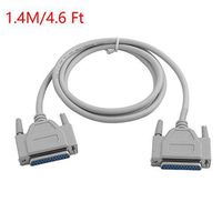 Yohii 4.6ft DB25 Cable 25 Pin DB25 Serial Parallel Cable Female to Female DB25 Extension Cable RS232