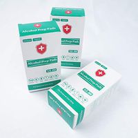 PNBHP 50pcs/Box New Hot Makeup Beauty Portable Alcohol Swabs Pads Wipes Antiseptic Cleanser Cleaning Sterilization First Aid Home (Color : 1)