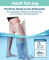 AquaShield Cast and Bandage Protector - Regular Full Leg