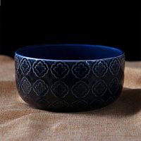 AXZHYX Bowl Ceramic Bowl Home Rice Bowl/Instant Noodles Soup Bowl Restaurant, 6-inch Small Bowl Creative Cutlery Hotel Tableware Home Noodles Boiled Fish Soup Bowl (Color : B)