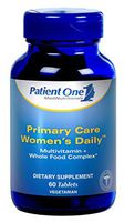 Patient One Primary Care Women's Daily Multivitamin and Whole Food Complex - 60 Tablets