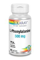Solaray L-Phenylalanine Free Form Capsules, 500 mg, 60 Count