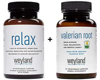 Weyland Brain Nutrition: Relax (90 Count) + Organic Valerian Root (30 Count)