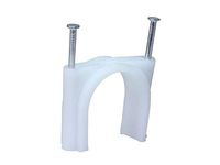 Monoprice Circle cable clips with steel nail, 40mm, 50pcs/Pack