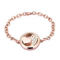 memorial jewelry Aromatherapy Essential Oil Diffuser Bracelet+Gift Box+12 Color Refill Cotton Pads - Flower