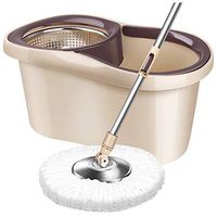 Broom and Dustpan With Long Handle Telescopic Upri Extendable Handle Stainless Steel Metal Rod Hand Pressure Mop And Buckets Sets Microfibre Dual Drive Easy Wring Mopping Artifact Ceramic Tile Kitchen