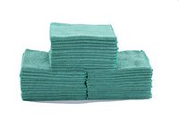 DRI Professional Extra-Thick Microfiber Cleaning Cloth 36 Pack Green (16IN x 16IN, 300GSM, Commercial Grade All-Purpose Microfiber Highly Absorbent, LINT-Free, Streak-Free Cleaning Towels)