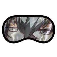 SosoJustgo2 Sleep Mask, Super Smooth Soft Cotton Lining Eye Mask Soft Blindfold Eye Cover for Full Night's Sleep, Travel and Nap with Adjustable Strap(Arknights SilverAsh)