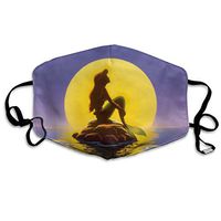 SSUJ7 Romantic Mermaid Princess Men Women Adjustable Earloop Mouth Guard Anti-Dust Washable Reusable Mouth Guard for Kids Teens Adults Anti Pollution,Anti-smog