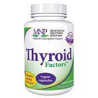 Michael's Naturopathic Programs Thyroid Factors - 90 Vegan Capsules - Thyroid Support Supplement, Promotes Production of Thyroxin & Triiodothyronine - Vegetarian, Kosher - 30 Servings