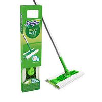 Swiffer Sweeper, Dry and Wet Floor Mop,11 Piece Starter Kit