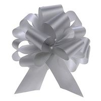 Silver Rapidbow Flora-Satin - 4" 50 Per Box