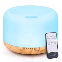 LBSX 500ml Premium, Essential Oil Diffuser, 5 in 1 Ultrasonic Aromatherapy Fragrant Oil Humidifier Vaporizer, Timer and Auto-Off Safety Switch, 7 LED Light Colors