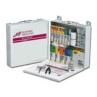 School Health 50 Person, 196-Piece Bulk First-Aid Kit- Plastic